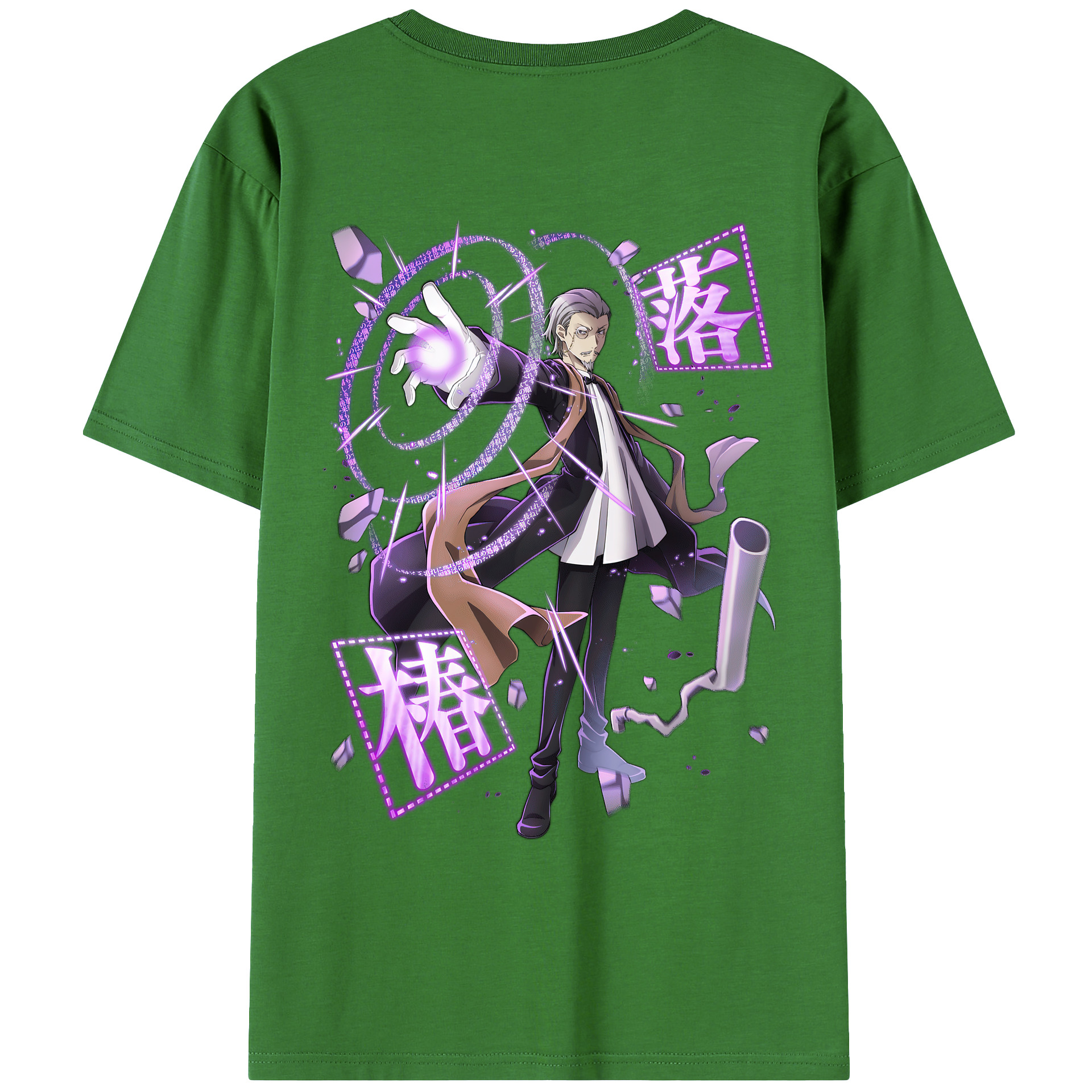 （画像用） 文豪ストレイドッグス Bungo Stray Dogs レディース半袖Tシャツ(バックプリント)